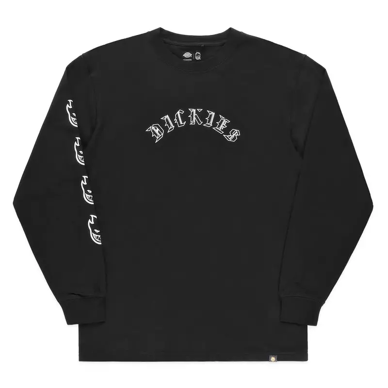 Dickies X Spitfire Long Sleeve T-Shirt - Black 1
