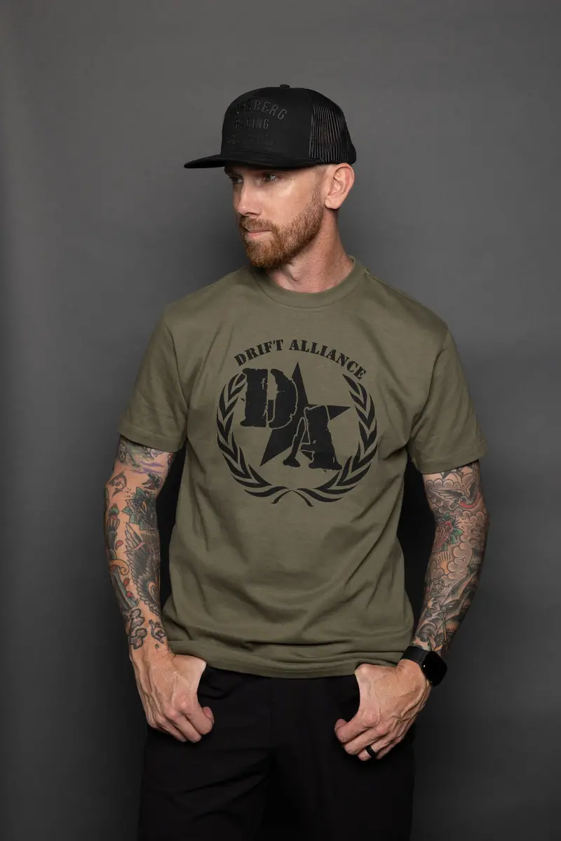 Drift Alliance Tee - Military Green 1