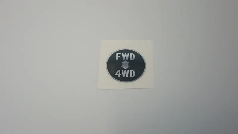 Early Gen Brumby/Brat/Mv 4Wd Fwd Drive Selector Sticker 1