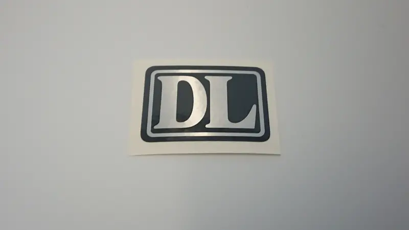 Early Leone Dl Brushed Badge Sticker 1