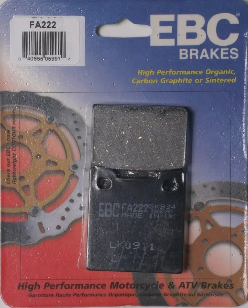 Ebc Disc Brake Pad - Fa222 1