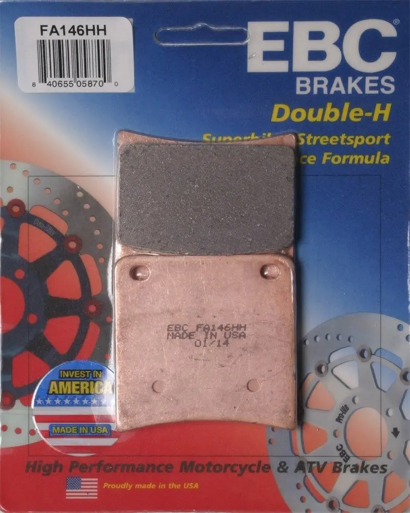 Ebc Sintered Double Brake Pads - Fa146hh 1