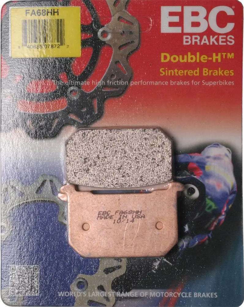 Ebc Sintered Double Brake Pads - Fa68hh 1