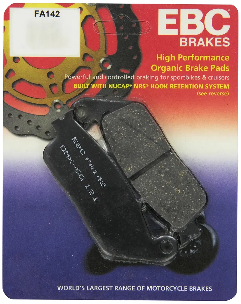 Ebc Standard Organic Brake Pads - Fa142 1