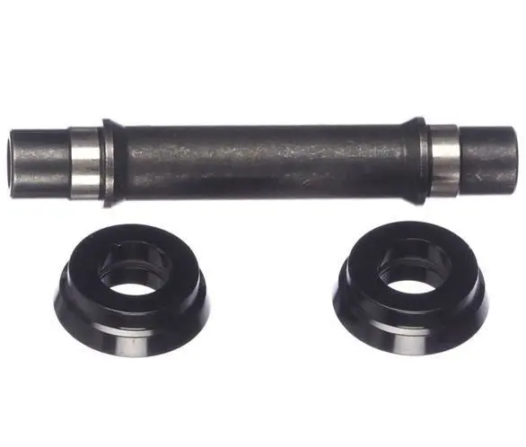 Eclat Cortex/Dynamic Front Hub Cone/ Axle Set Black 1