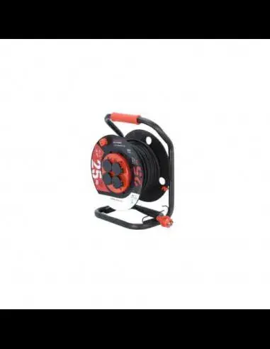 Enrouleur Électrique Professionnel 25M - Câble 3G2.5Mm², 4 Prises Ip44 Avec Disjoncteur Thermique 1