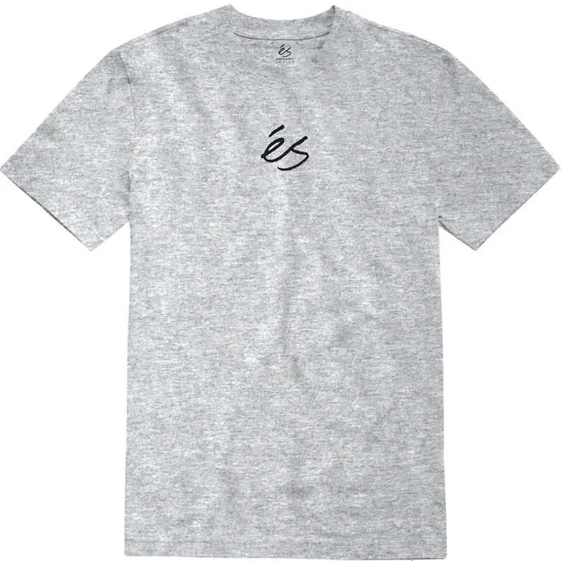 Es Mini Script T-Shirt - Grey Heather 1