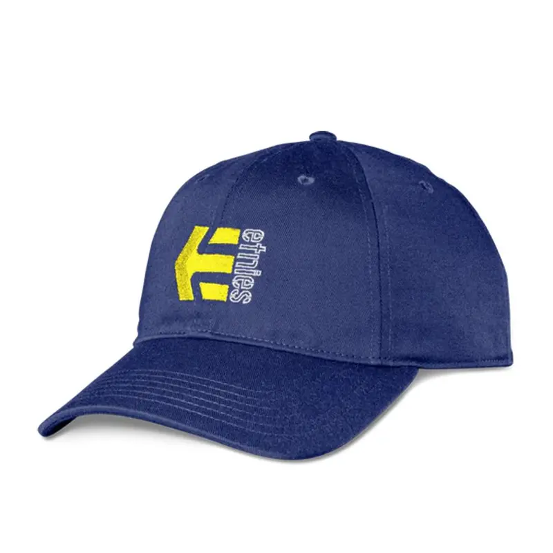 Etnies Corp Combo Snapback Cap - Navy/Yellow/White 1