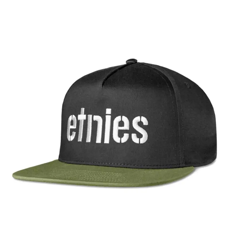 Etnies Corp Snapback Cap - Black/Olive 1