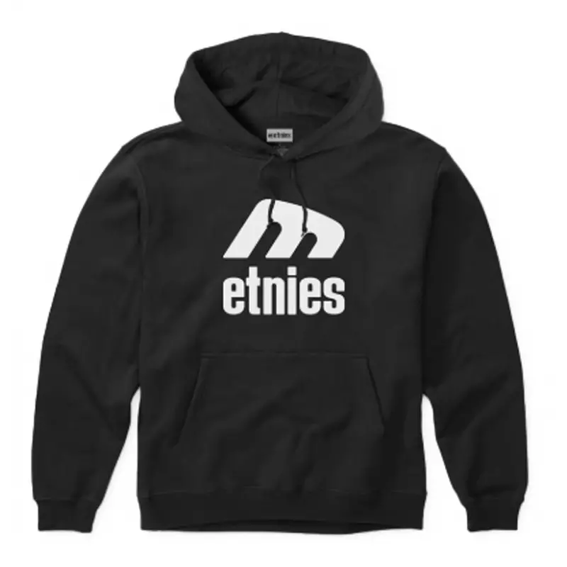 Etnies Icon E Pullover Hoodie - Black/White 1