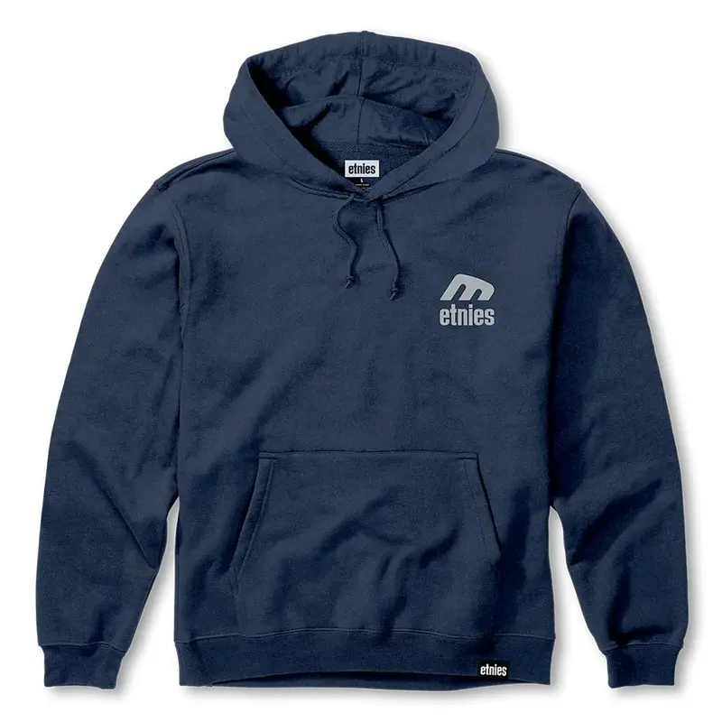 Etnies Icon E Pullover Hoodie - Navy/Grey 1
