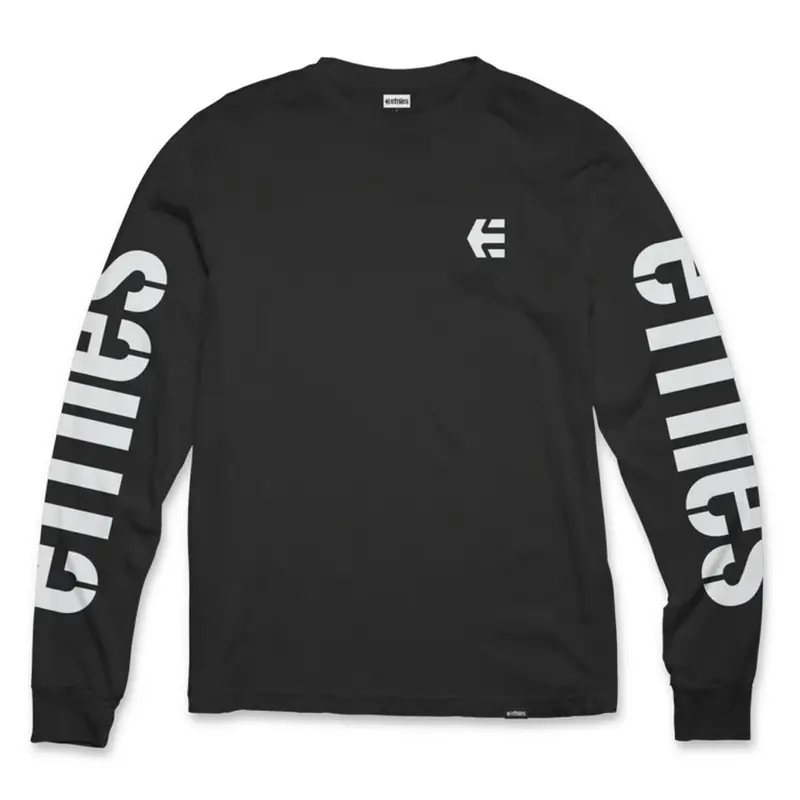 Etnies Icon Long Sleeve T-Shirt - Black/White 1