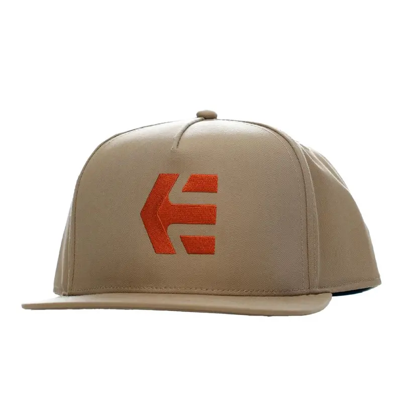 Etnies Icon Snapback Cap - Tan/Orange 1