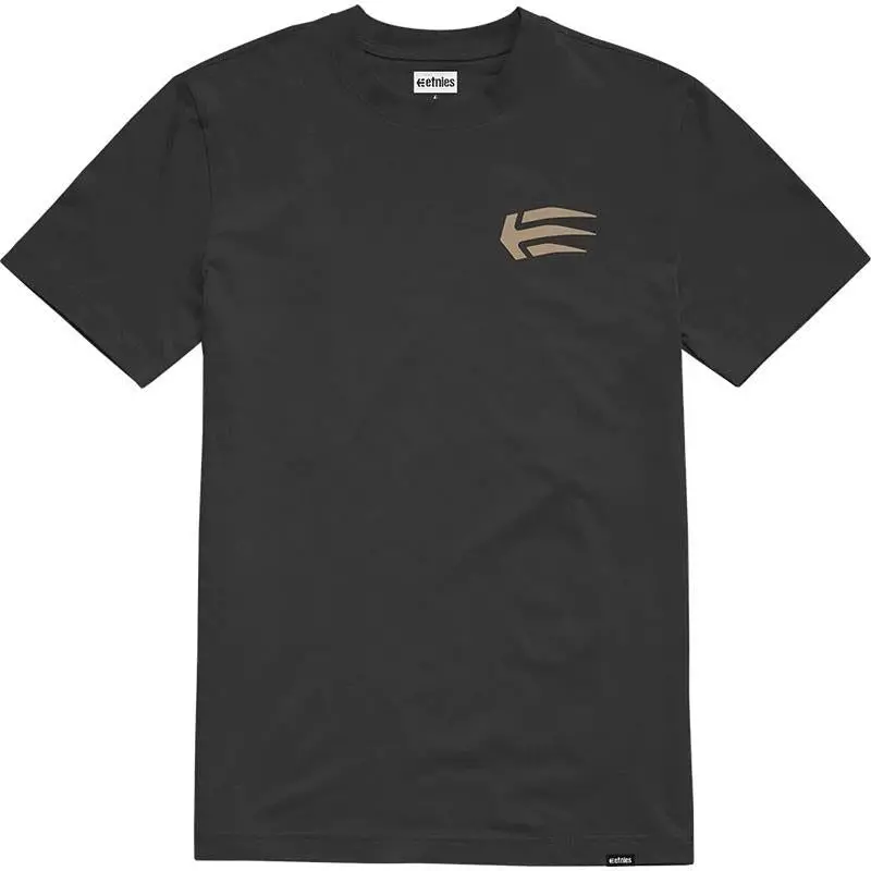Etnies Joslin T-Shirt - Black/Tan 1