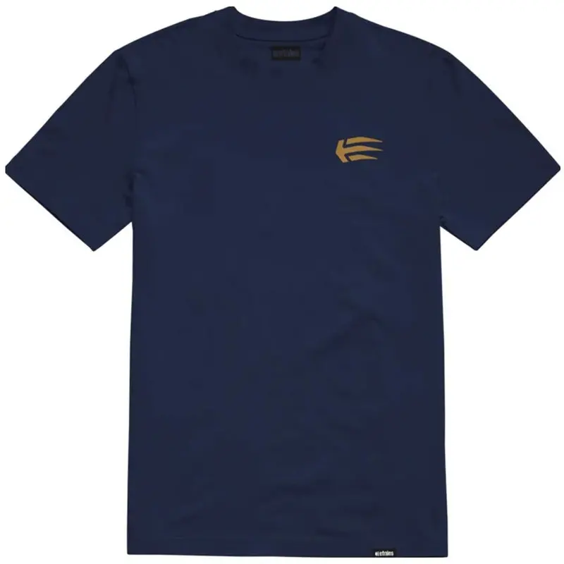 Etnies Joslin T-Shirt - Navy/Gold 1
