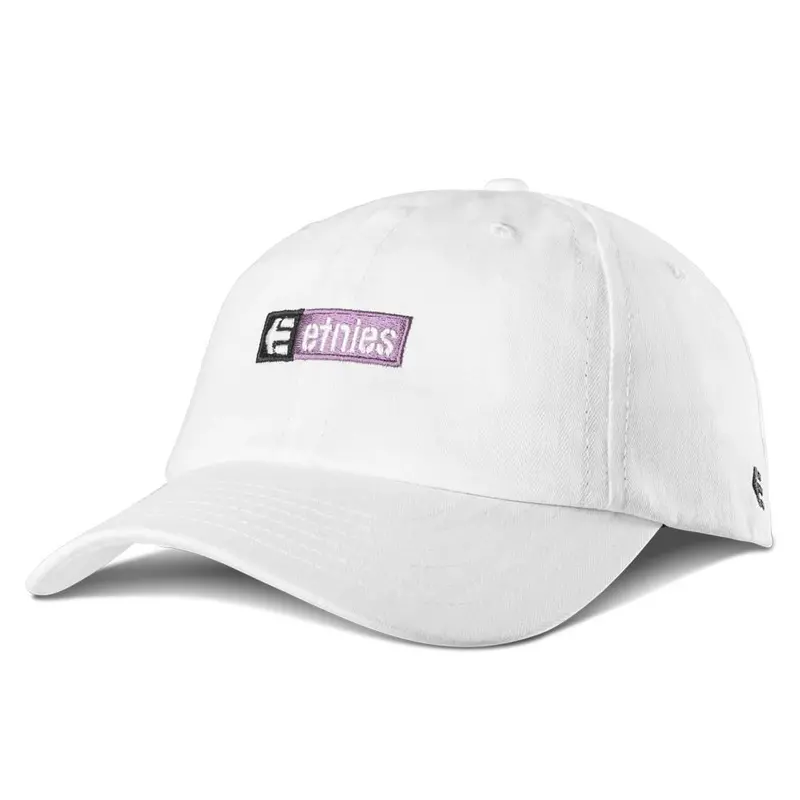 Etnies New Box Strapback Cap - White/Black 1