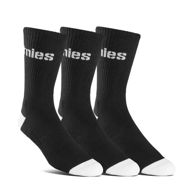 Etnies Stencil Icon Socks 3-Pack - Black 1