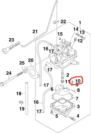 Evinrude Float Valve 1