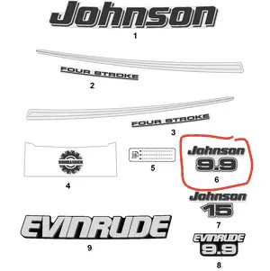 Evinrude Mark, Emblem Rear 1
