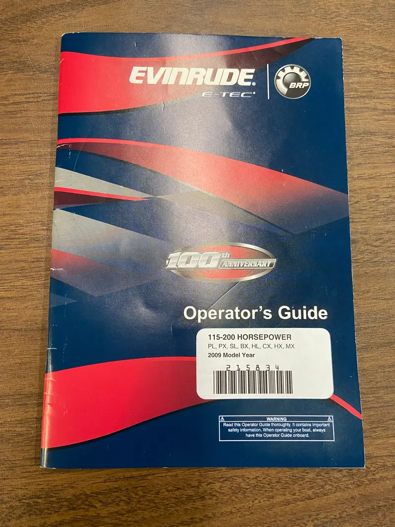 Evinrude Operator's Guide (115-200Hp, 2009) 1