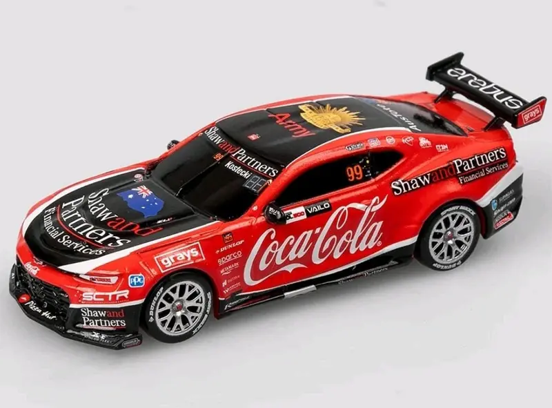🏁 1/64 Camaro #99 Brodie Kostecki 2023 Championship Winner Erebus Coca Cola 1
