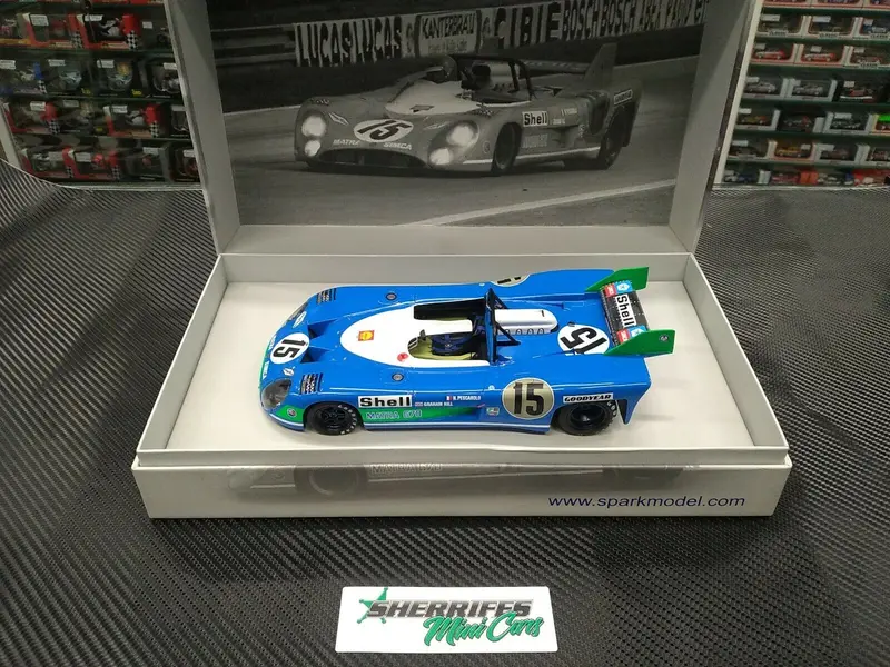 🏁1/18 1972 Matra Simca Ms670 Le Mans Winner  Spark Flip Box Release 1