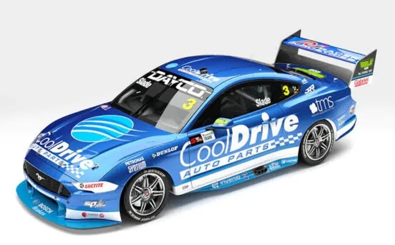 🏁1/18 2022 Slade Cooldrive Racing #3 Ford Mustang Authentic Collectables 1