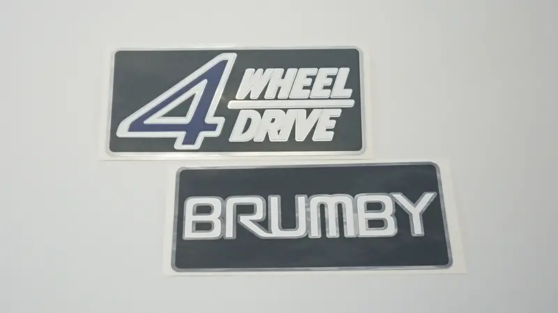 First Gen Brumby/Brat/Mv 4Wd Tailgate Sticker 5