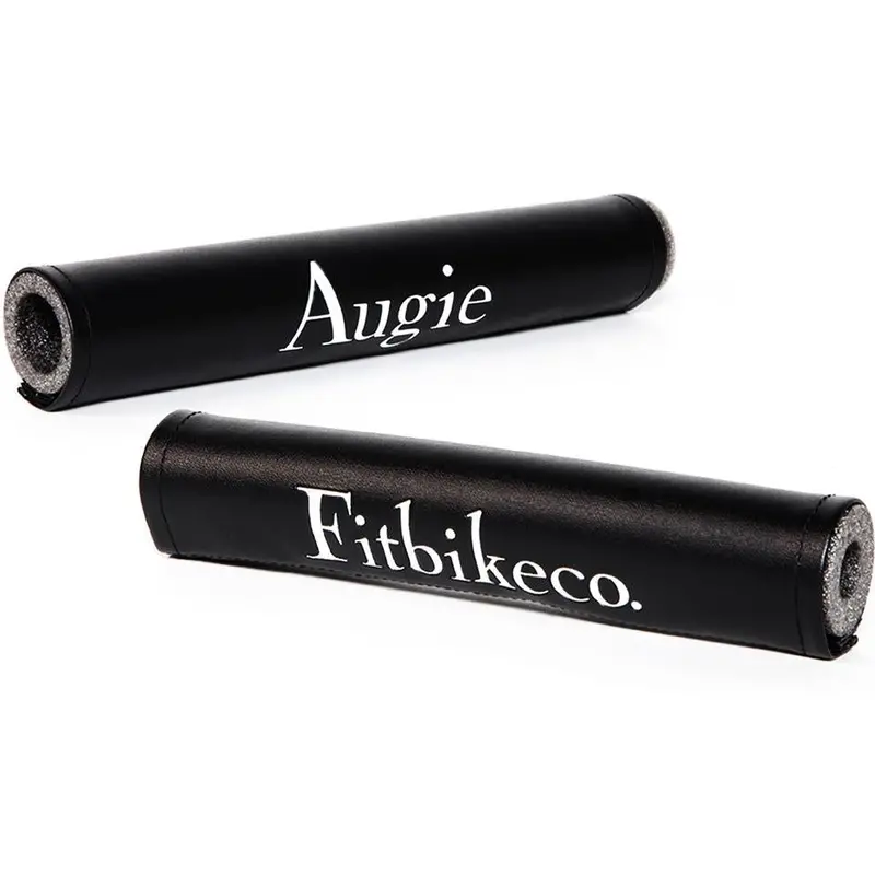 Fit Frame/Bar Pad - Black Faux Leather 1