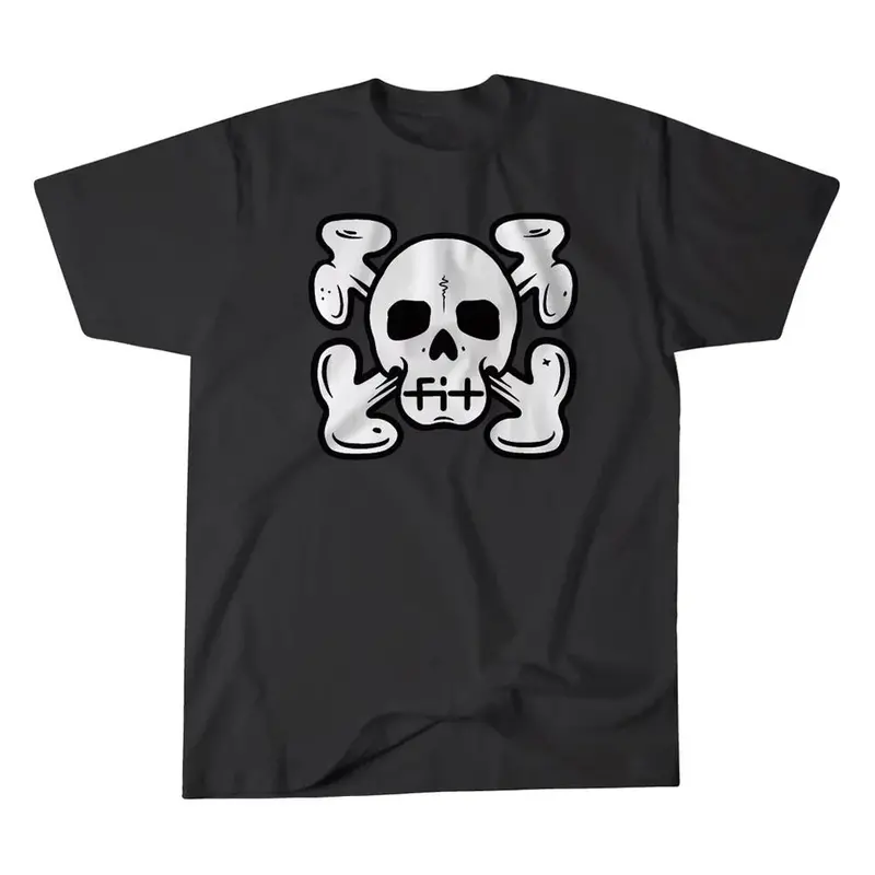 Fit Skull T-Shirt - Black 1