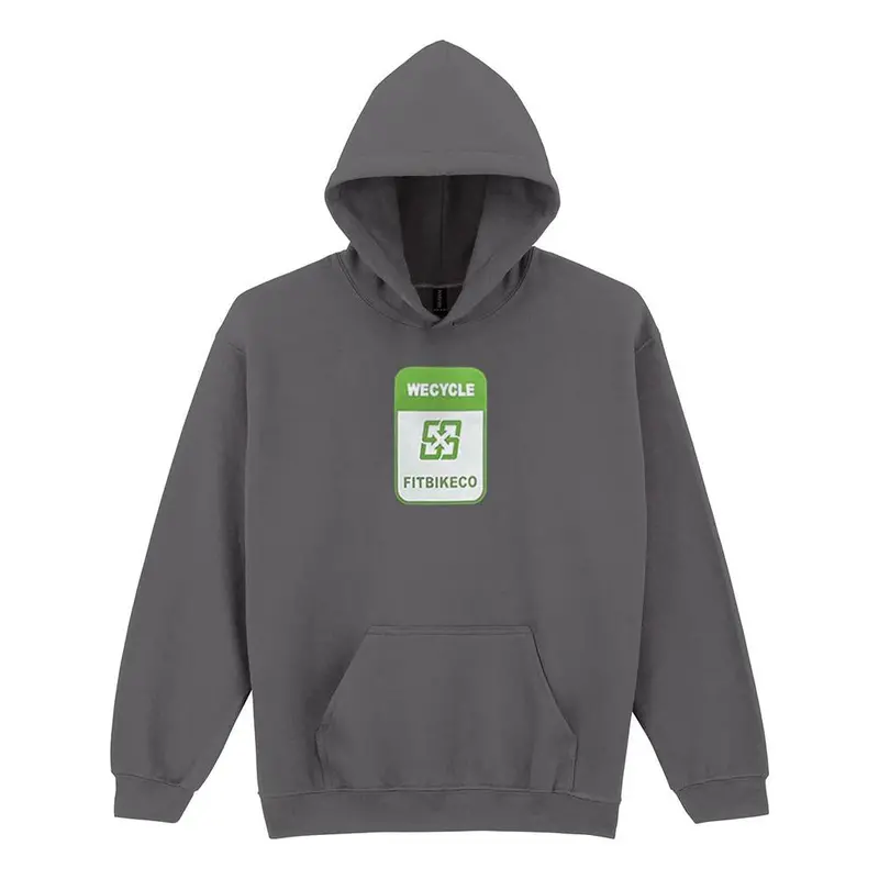 Fit We Cycle Heavyweight Hoodie - Charcoal 1