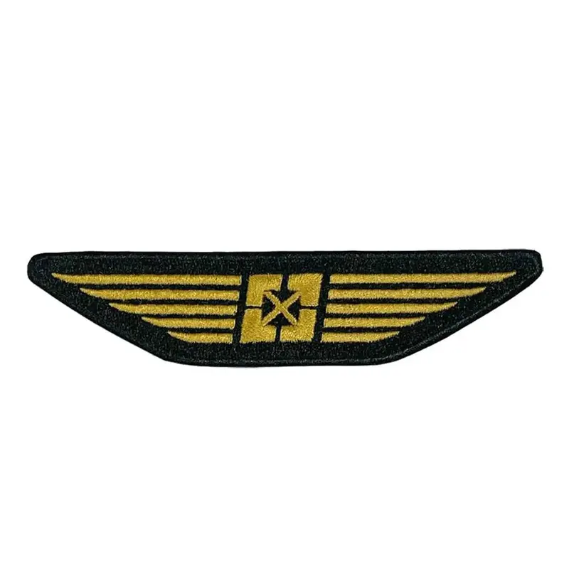 Fit Wide Wings 5'' Patch - Black And Gold 1