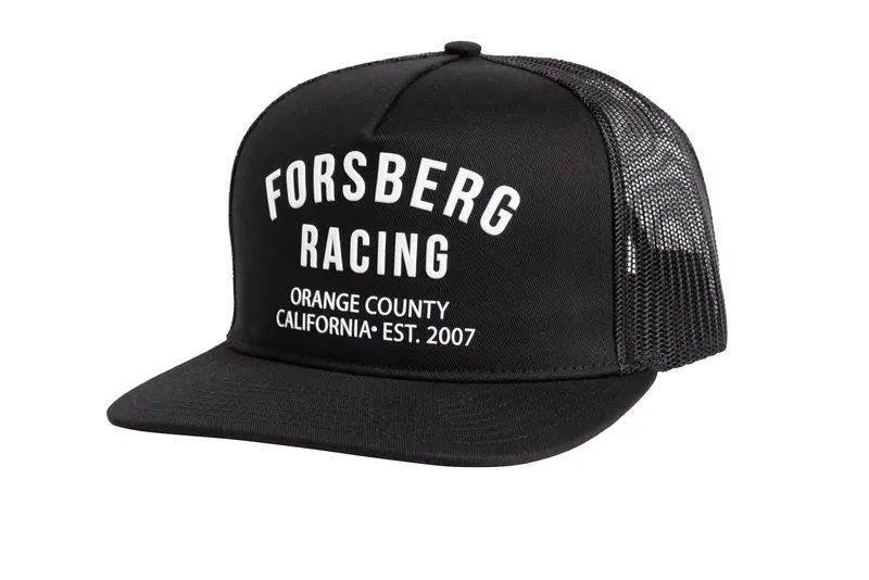 Forsberg Racing Shop Hat With 3D Silicone 1