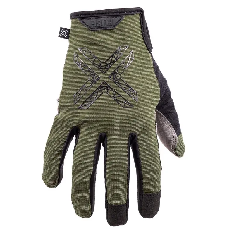 Fuse Stealth Gloves - Matt Black/Olive 1