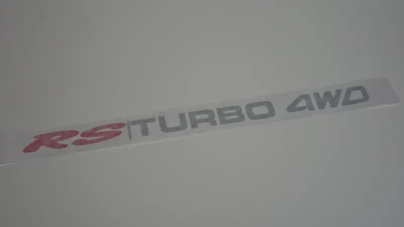 G1s1 Legacy Rs Turbo 4Wd Tailgate/Boot Decal 1