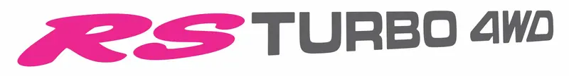 G1s1 Legacy Rs Turbo 4Wd Tailgate/Boot Decal 4