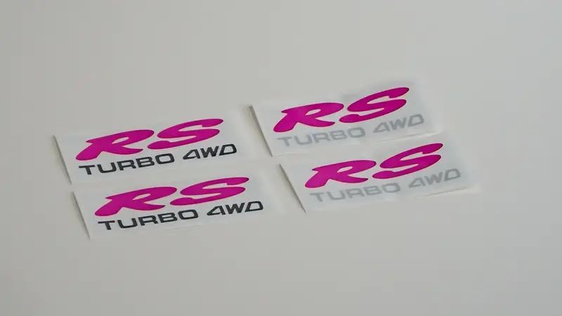 G1s1 Legacy Rs Turbo 4Wd Tailgate/Boot Sticker 2