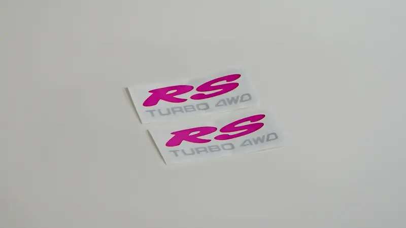 G1s1 Legacy Rs Turbo 4Wd Tailgate/Boot Sticker 4