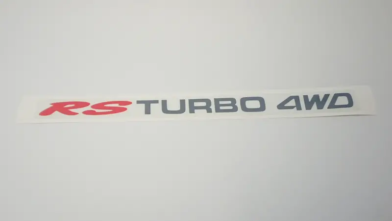 G1s1 Legacy Rs Turbo 4Wd Tailgate/Boot Sticker 7