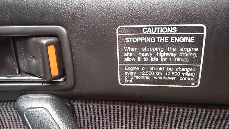 Gen 1 Turbo Liberty/Legacy Door "Cooldown" Stickers 1