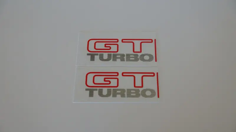 Gt Legacy And Gt Turbo Quarter Panel Decals - Pair 2