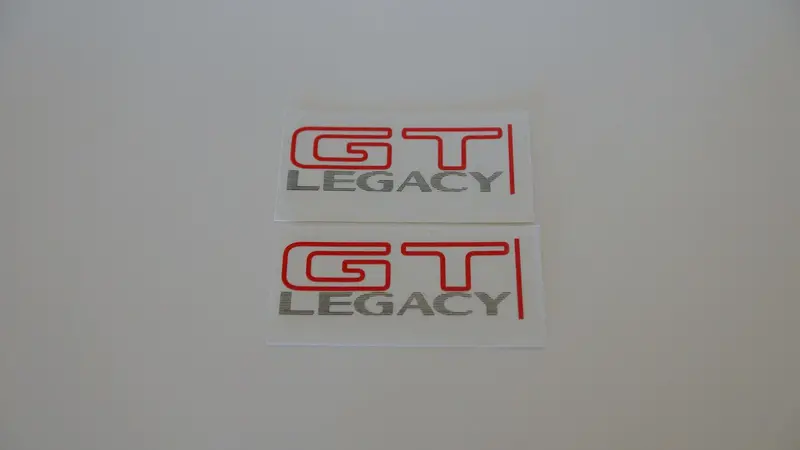 Gt Legacy And Gt Turbo Quarter Panel Decals - Pair 2