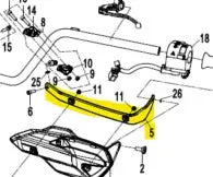 Handguard Lever, Lh 1