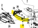 Handguard Lever, Rh 1