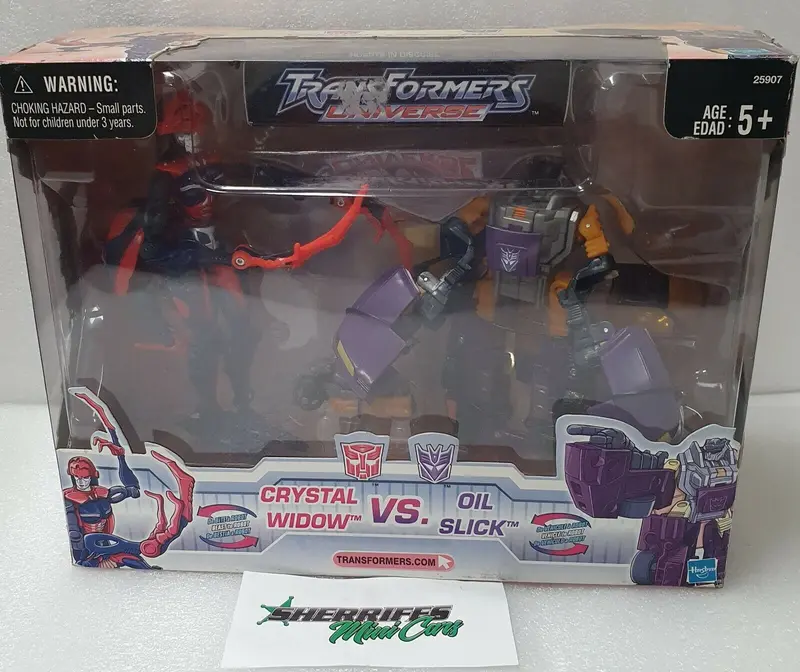 Hasbro Trans Formers Crystal Widow Vs Oil Slick 1