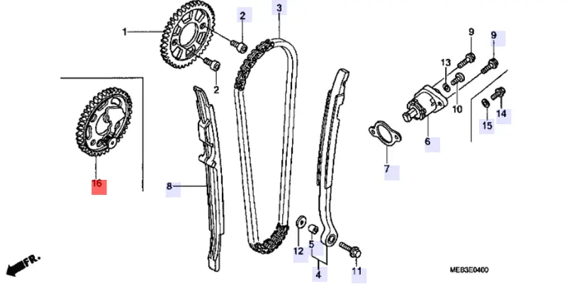 Honda Cam Sprocket 1