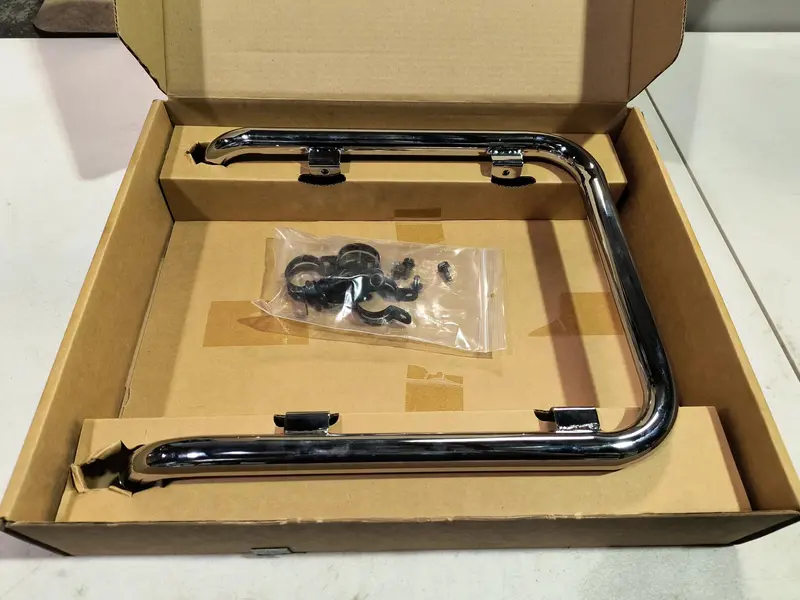 Honda Chrome Rad Guard 1