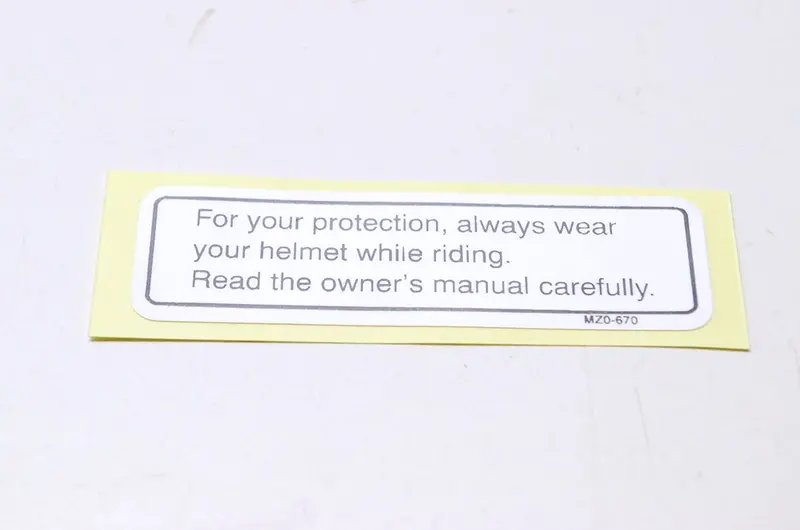 Honda Drive Label 1