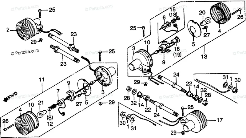 Honda Fr Winker Bolt 1