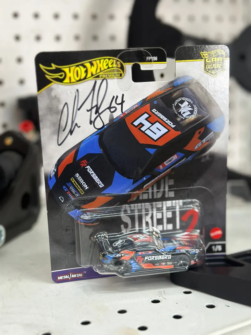 Hot Wheels Premium Nissan Z Autographed By Chris Forsberg!! 1